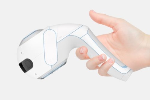 Mobility device for the blind works like a handheld robotic guide dog Mobility device for the blind works like a handheld robotic guide dog