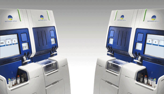 Automated instrument for blood culture01