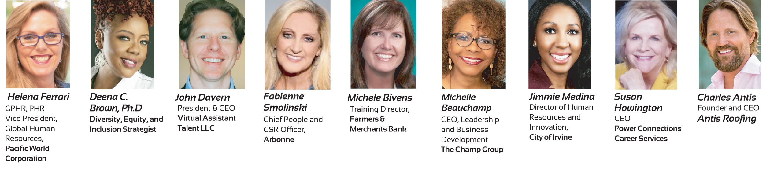 ReINVENT HR: Innovations to What’s Next Current Speakers